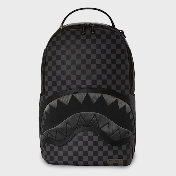 SPRAYGROUND Checkered Fiber Optic Shark Backpack marrón 29229 1