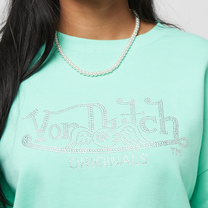 Von Dutch Originals Maina Sweats Org Cotton Terry turkusowy 29265 3