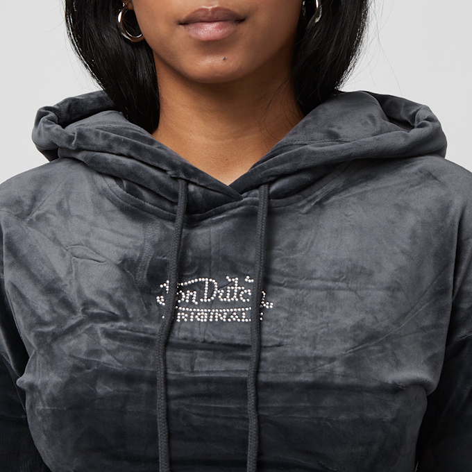 Von Dutch Originals Michi Sweats Poly Velvet szary 29277 3