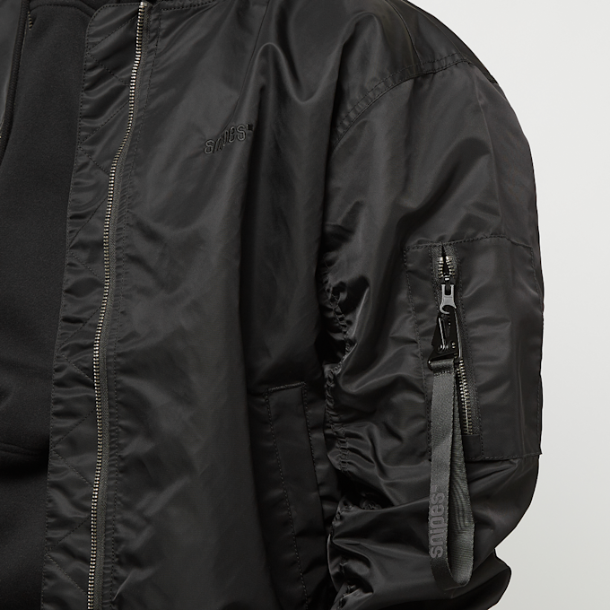 SNIPES Small Logo Padded Bomber Jacket zwart 29308 3