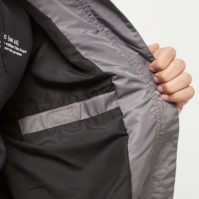 SNIPES Small Logo Padded Bomber Jacket grijs 29309 4