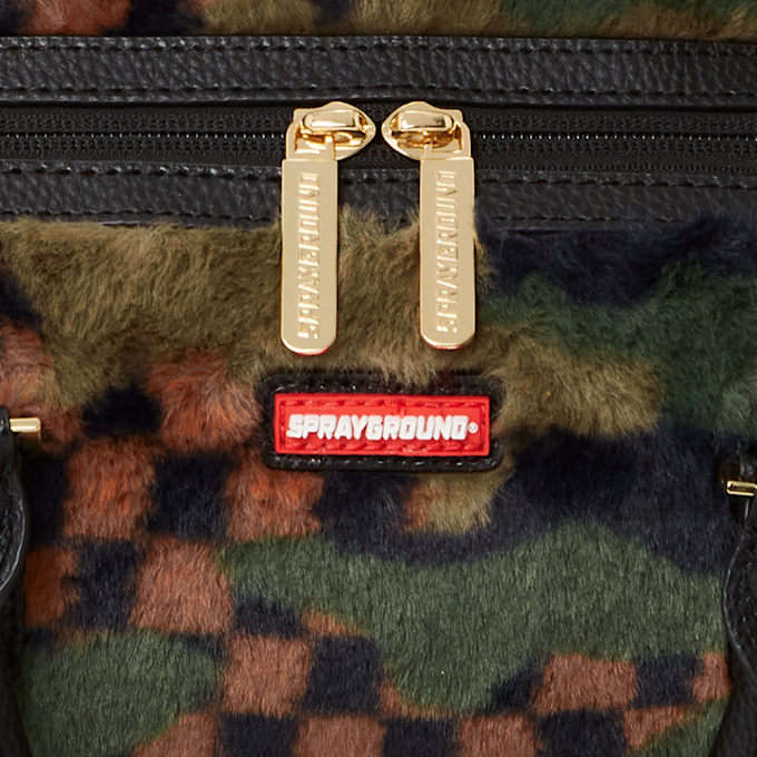 SPRAYGROUND Green 3am Fur Mini Duffel multicolorido 29311 5