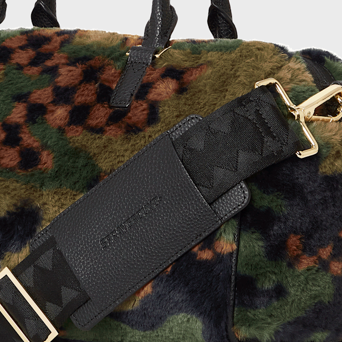 SPRAYGROUND Green 3am Fur Mini Duffel multicolorido 29311 6