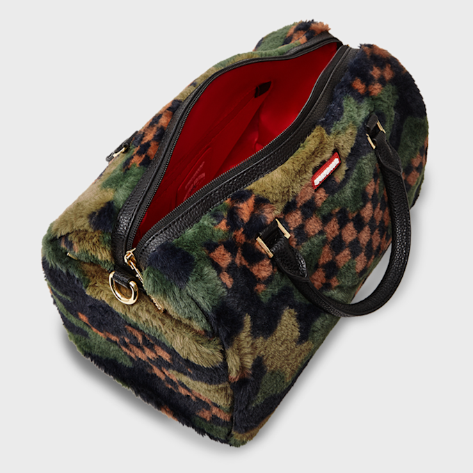 SPRAYGROUND Green 3am Fur Mini Duffel multicolore 29311 7