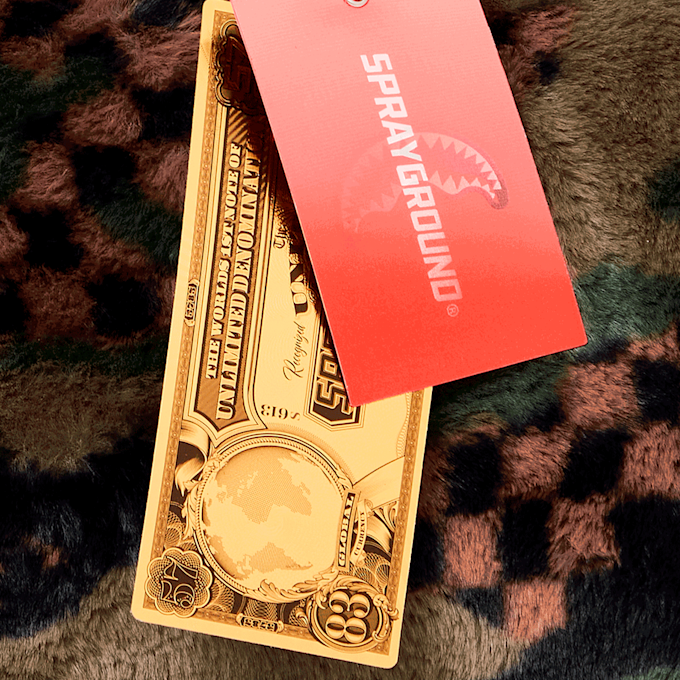 SPRAYGROUND Green 3am Fur Mini Duffel multicolorido 29311 9