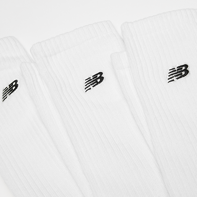 New Balance 3 PACK - Essentials Cushioned Crew Socks blanc 29359 2