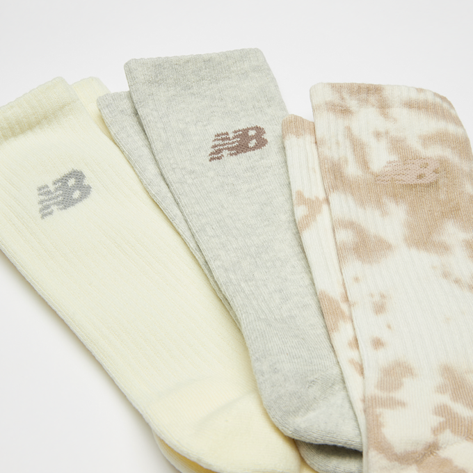 New Balance 3 PACK - Fashion Cushioned Crew Socks bianco 29360 2