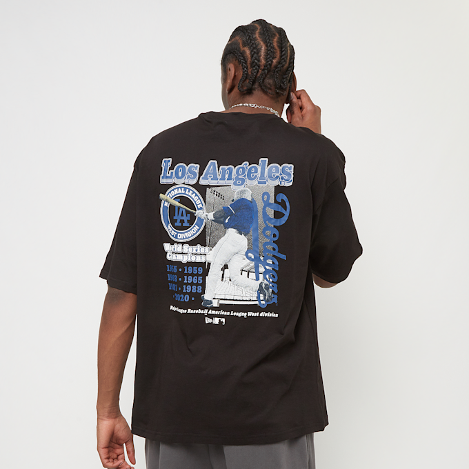 New Era MLB Player Graphic Oversized Tee Los Angeles Dodgers preto 29371 1