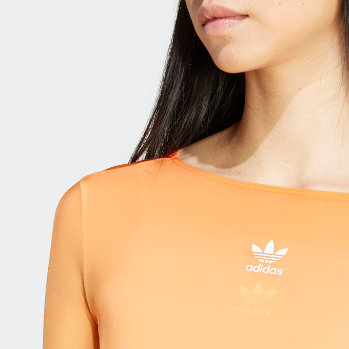 adidas Originals Sukienka 3-Stripes Cargo Summer Glow pomarańczowy 29376 3