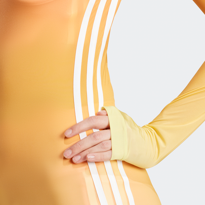 adidas Originals 3-Streifen Cargo Kleid Summer Glow orange 29376 4