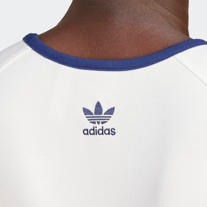 adidas Originals Graphic Crop T-Shirt Summer Glow biały 29383 4