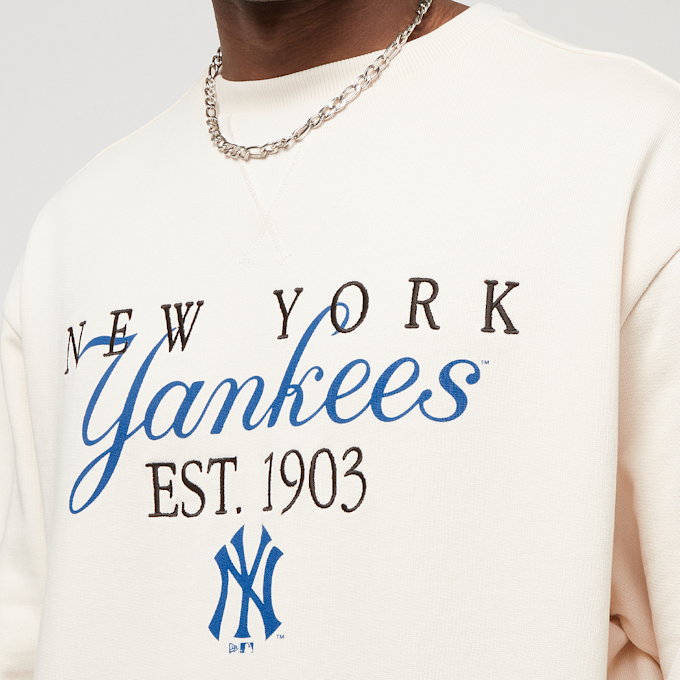 New Era MLB Lifestyle Crew Neck New York Yankees blanc 29384 3