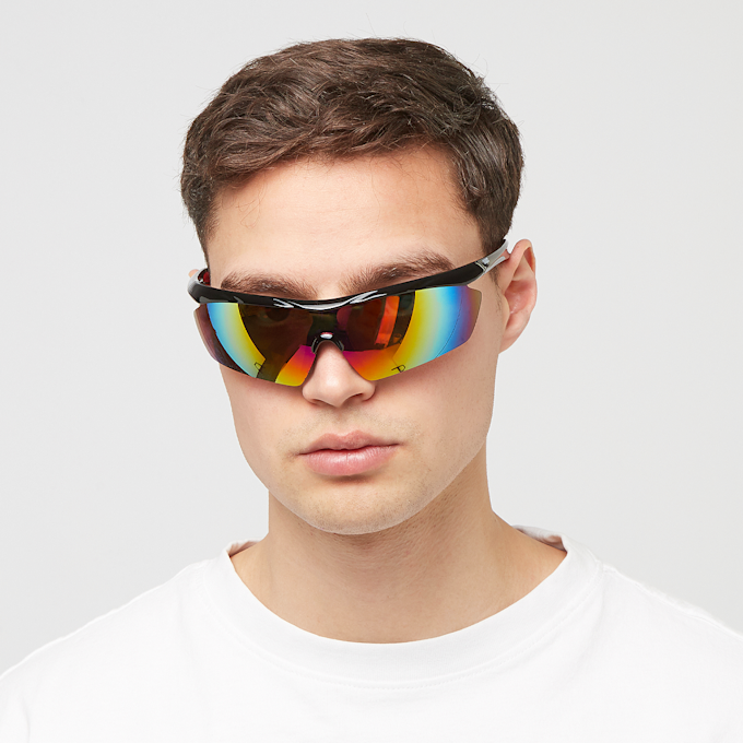 SNIPES Occhiali da sole sportivi - nero multicolore 29410 4