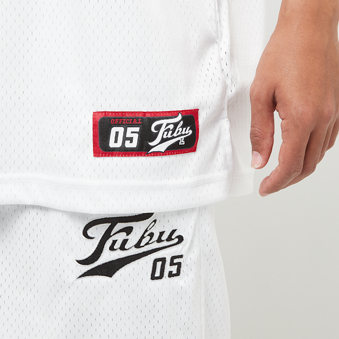 FUBU College Mesh Tee biały 30140 5