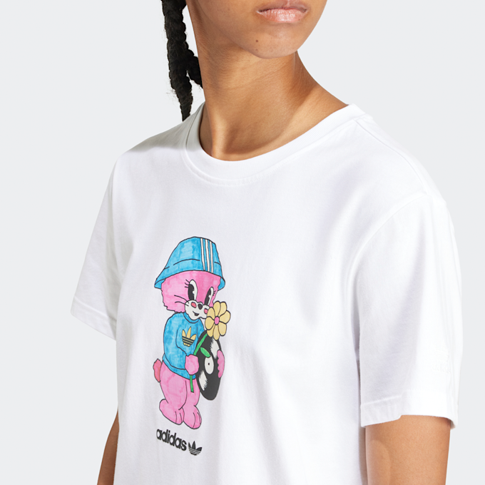 adidas Originals adi Orbic Graphic Tee branco 30228 3