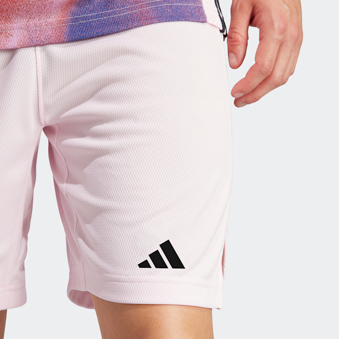 adidas Performance Paris Basketball Warm Up Shorts lichtroze 30234 3