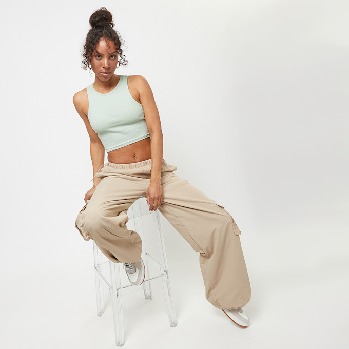 Urban Classics Cropped Rib Top grün 30263 3