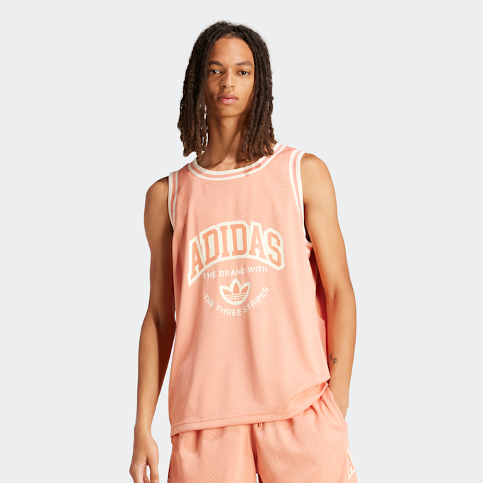 adidas Originals Mesh Shirt Basketball oranje 30326 1