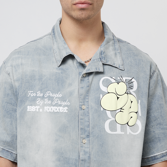 Smoke Rise Resort Denim Shirt Elm bleu 30424 3