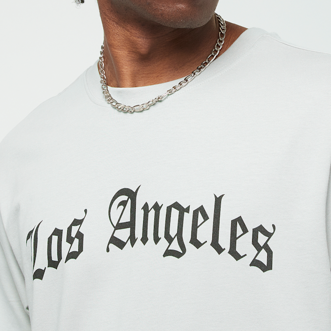 Mister Tee Los Angeles Wording Tee siva 30453 3