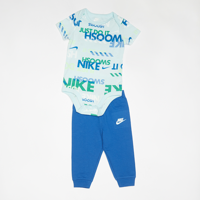 Nike Junior Sportswear Playful Exploration All Over Print Bodysuit Pant Set blau 30464 1
