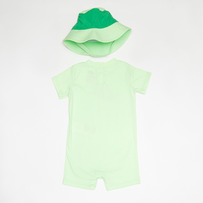 Nike Sportswear PE Romper Bucket Hat Set (2 Piece) groen 30467 2