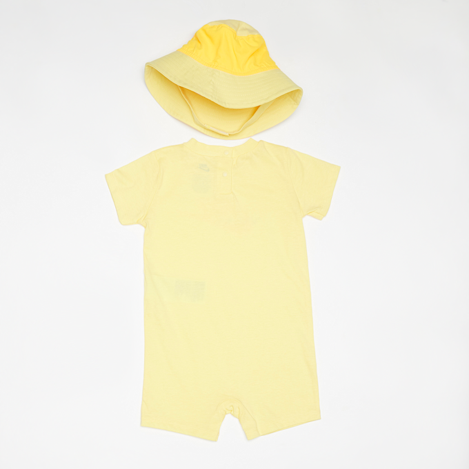 Nike   Sportswear PE Romper Bucket Hat Set (2 Piece) geel 30468 2