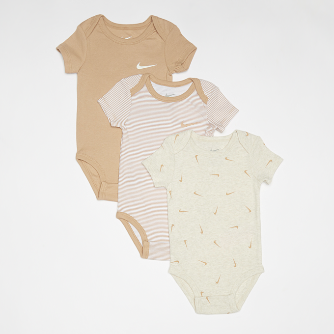 Nike   Baby Essentials Bodysuit (3 Pack) beż 30469 1