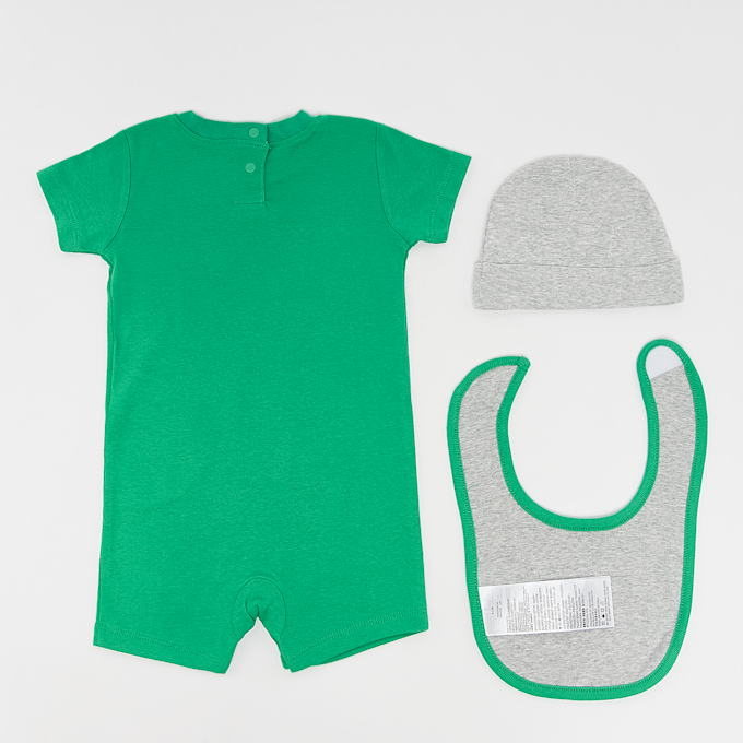 Nike Romper, Hat, Bib Set (3 Piece) groen 30489 2