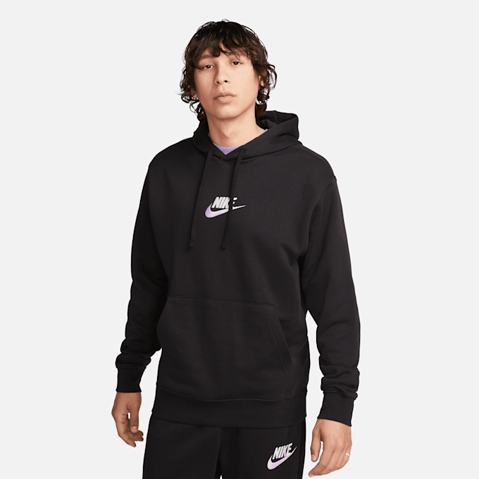 Nike Club+ French Terry Hoodie czarny 30537 1