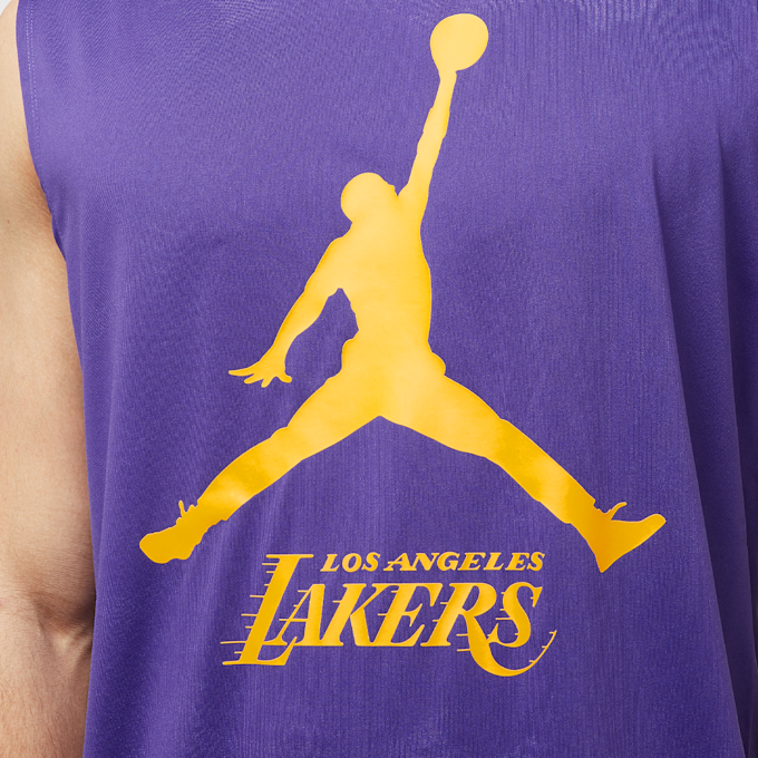 Jordan NBA LA Lakers Essential Jordan Sleeveless Tee fioletowy 30633 3