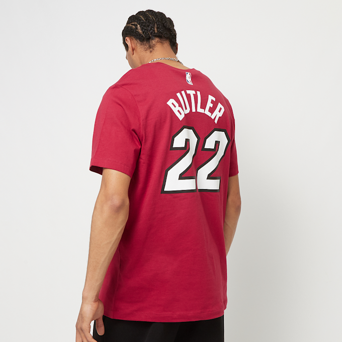 Nike NBA Miami Essential Statement Name & Number Tee vermelho 30636 2