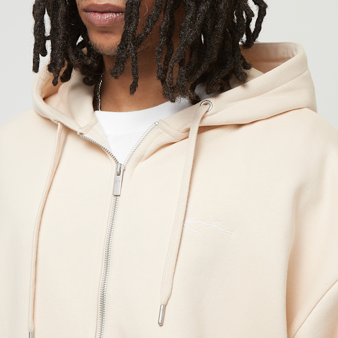Karl Kani Authentic Star Logo Oversized Full Zip Hoodie bege 30693 3