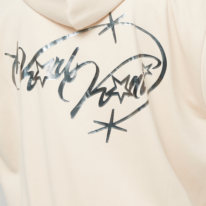 Karl Kani Authentic Star Logo Oversized Full Zip Hoodie bež 30693 4