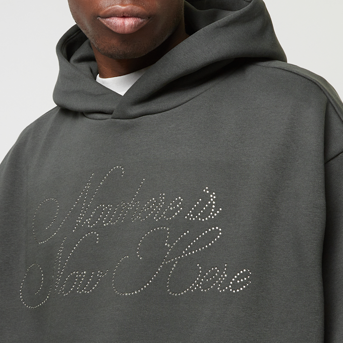 Karl Kani OG Rhinestone Oversized Hoodie siva 30695 3