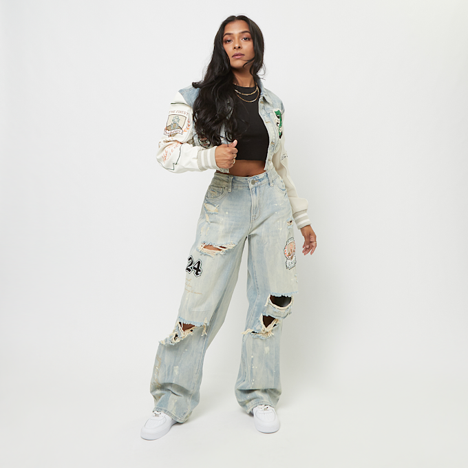 Smoke Rise Mid Rise Wide Leg plava 30707 7