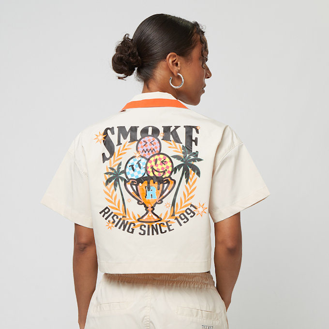 Smoke Rise Resort Cropped Shirts beż 30710 2
