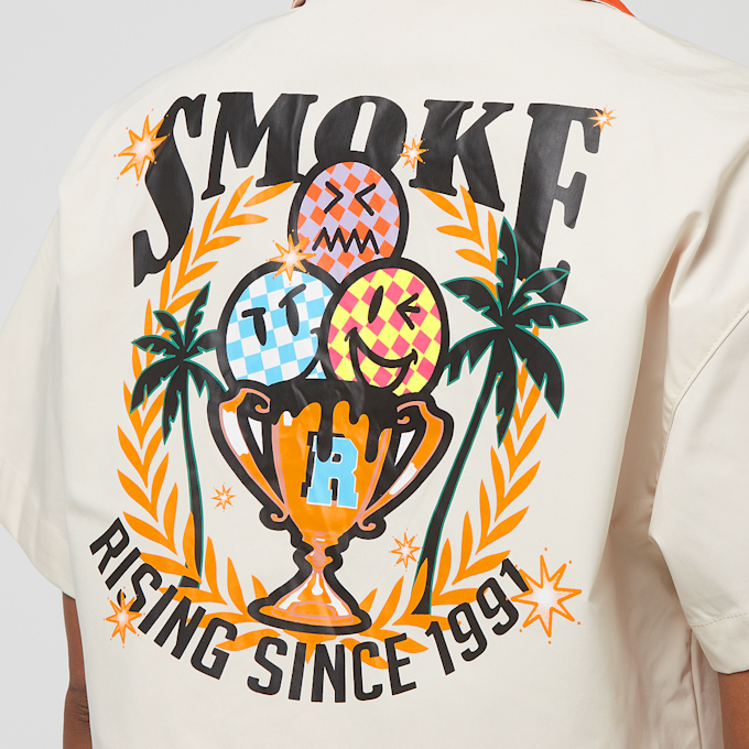 Smoke Rise Resort Cropped Shirts beż 30710 4