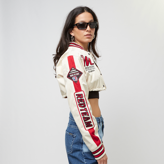Smoke Rise Racing Cropped Jacket bež 30712 2