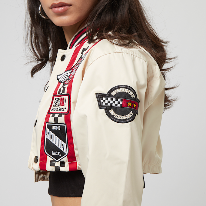 Smoke Rise Racing Cropped Jacket bež 30712 5