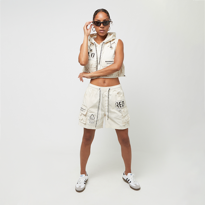 Smoke Rise Utility Hooded Vest beż 30715 5