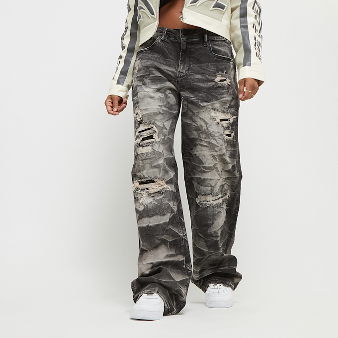 Smoke Rise Mid Rise Wide Leg višebojno 30726 1