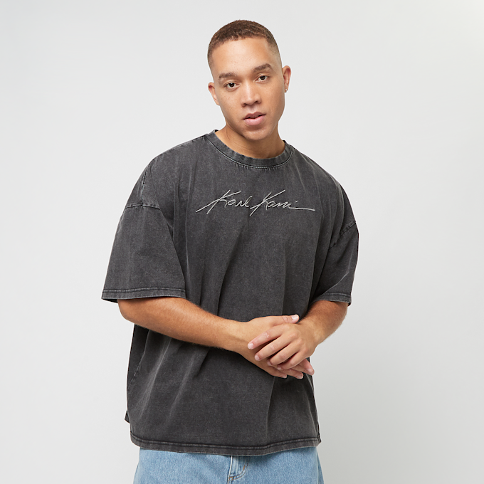Karl Kani Autograph Heavy Boxy Tee black gris 30740 1