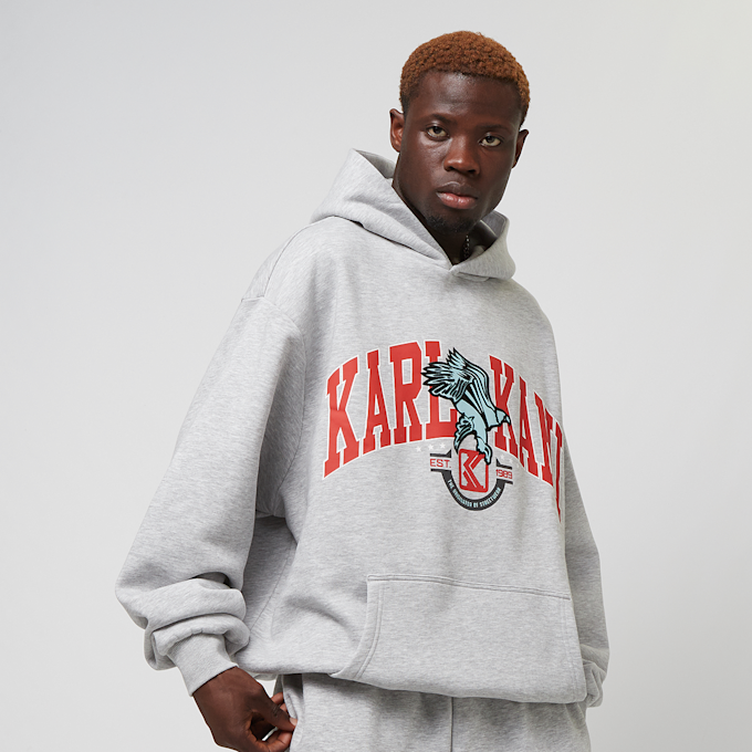 Karl Kani OG Eagle Print Oversized Hoodie cinzento 30742 1