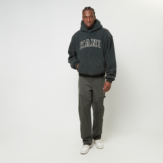 Karl Kani Serif Teddy Hoodie cinzento 30743 4