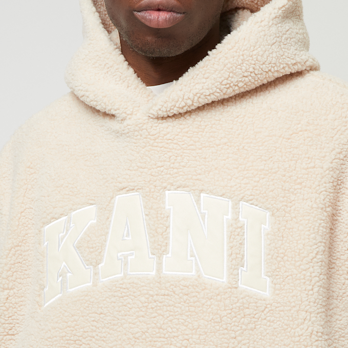 Karl Kani Serif Teddy Hoodie bež 30744 3