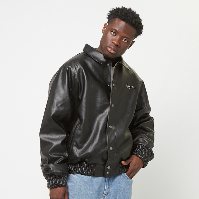 Karl Kani Kani Star Full Pu College Jacket schwarz 30805 2