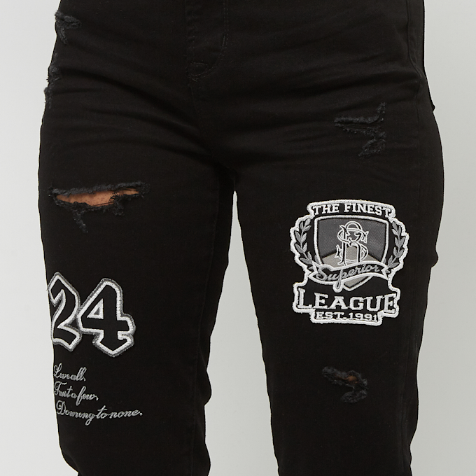 Smoke Rise High Rise Skinny negro 30820 3