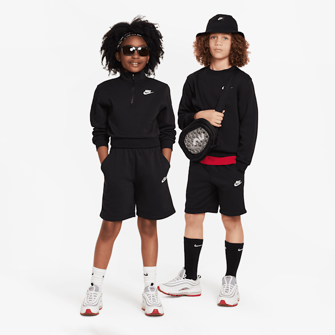 Nike Sportswear Club Fleece French-Terry-Shorts zwart 30827 7