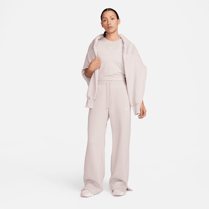 Nike   Sportswear Essentials Slim Crop fioletowy 30889 5